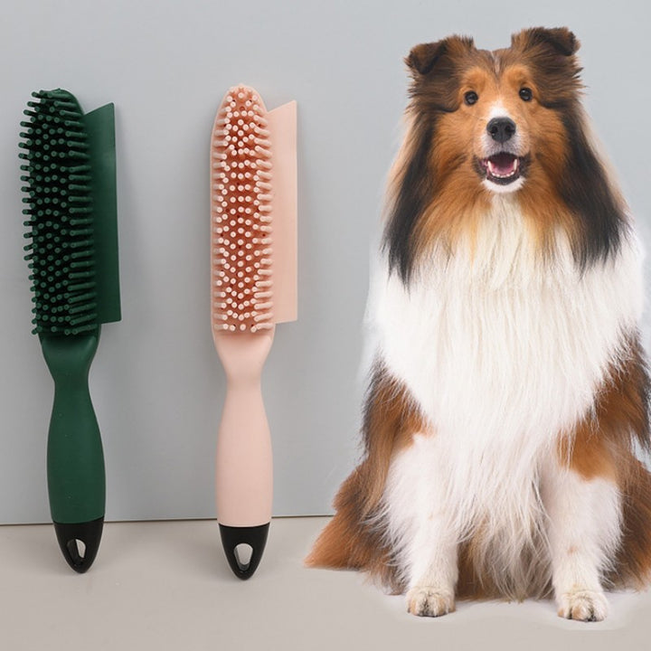 Pet Hair Removal and Massage Brush for Dogs and Cats