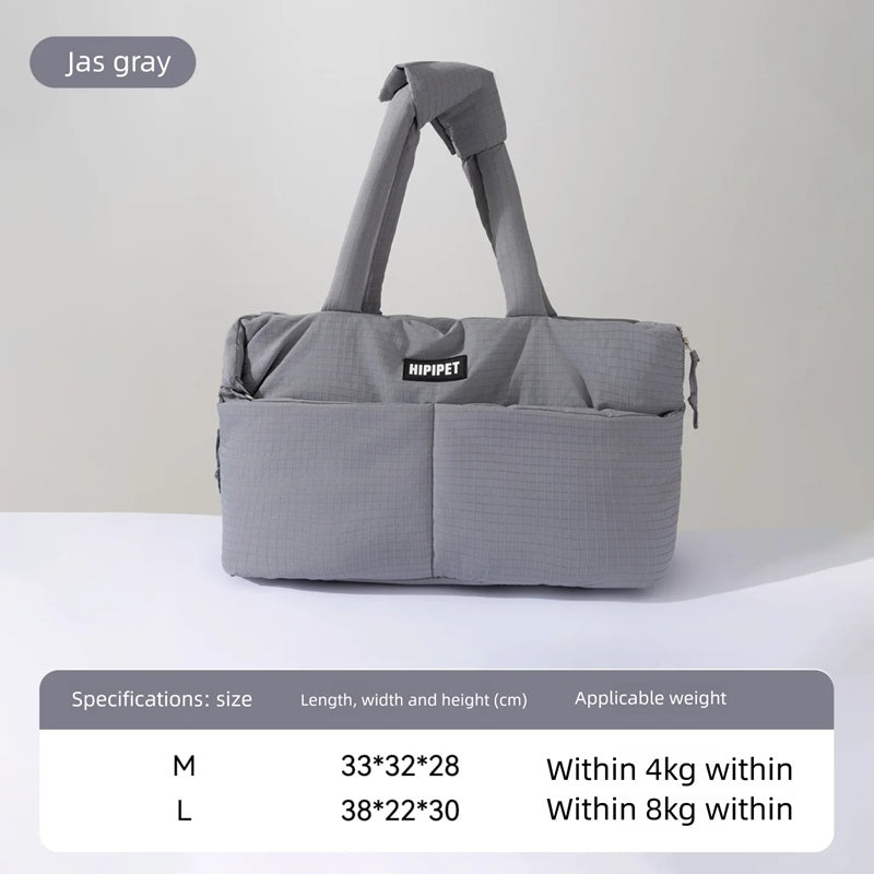 Portable Pet Car Seat Carrier with Adjustable Safety Leash