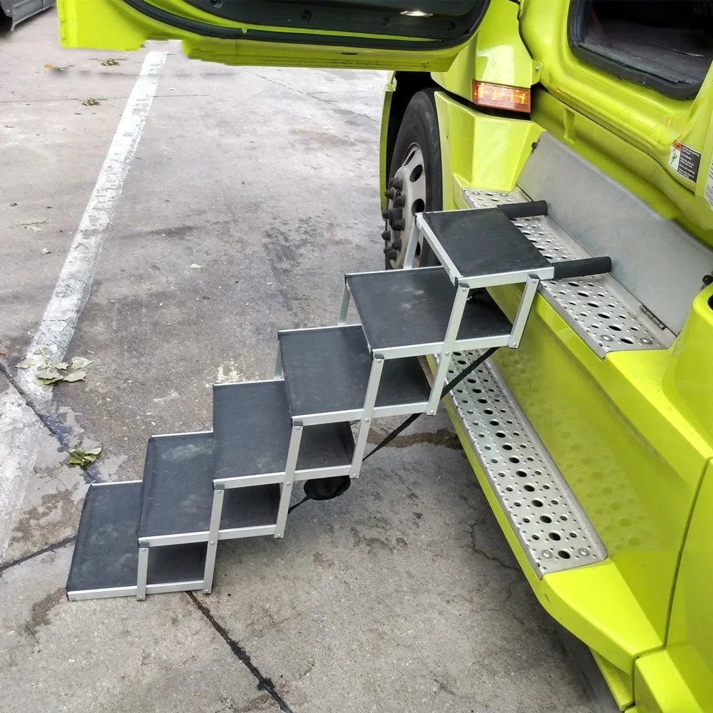 Portable Foldable Aluminum 6-Step Pet Ladder