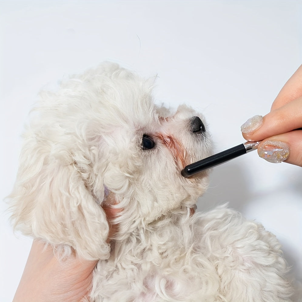 Soft Tear Stain and Eye Grooming Brush for Pets