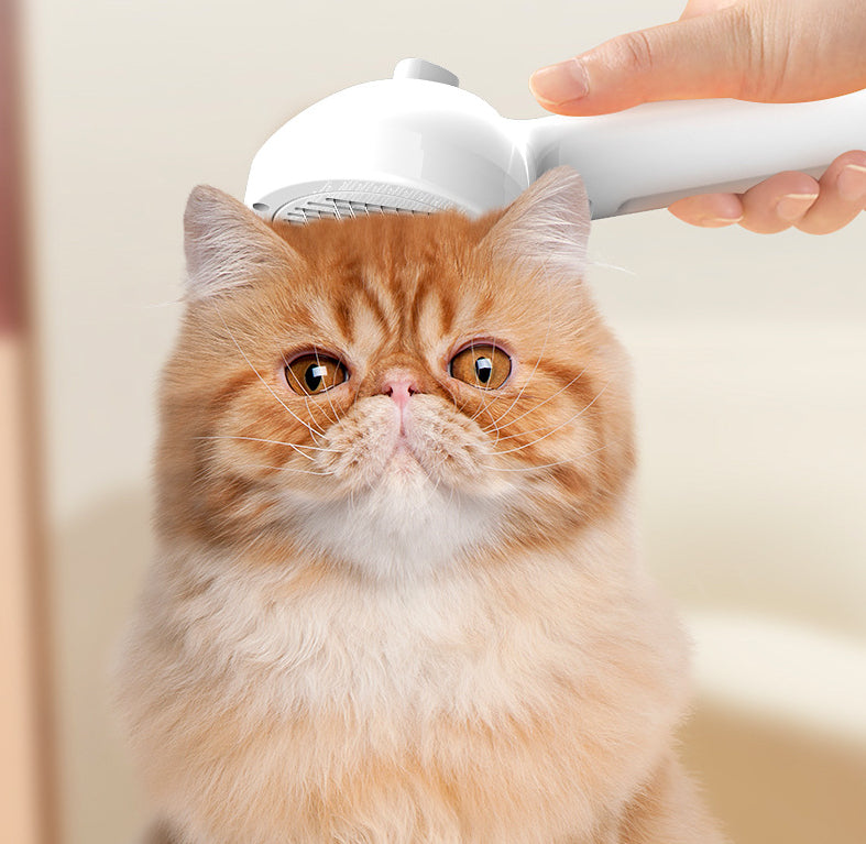 Self-Cleaning Pet Hair Removal Comb for Dogs