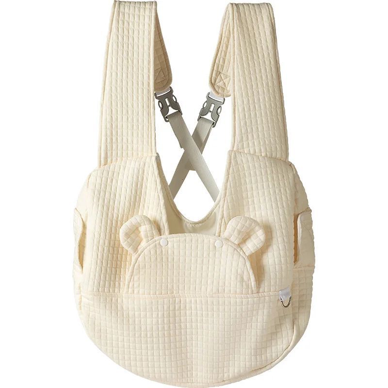 Breathable Cross-Design Pet Backpack Carrier for Dogs and Cats