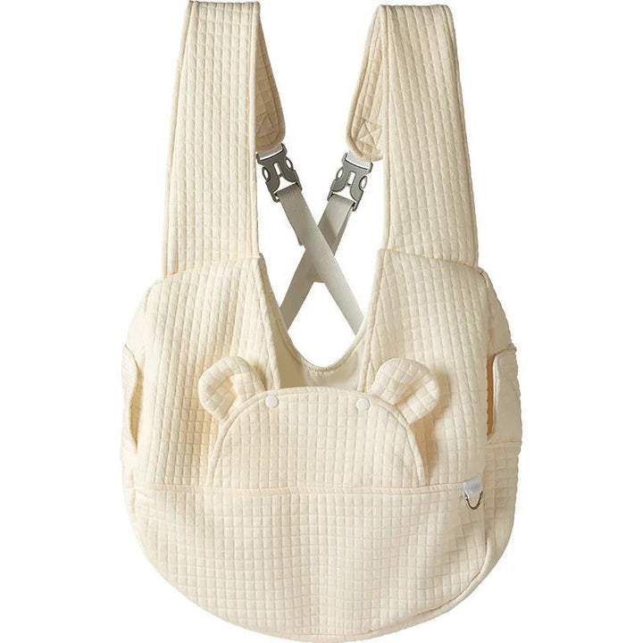 Breathable Cross-Design Pet Backpack Carrier for Dogs and Cats