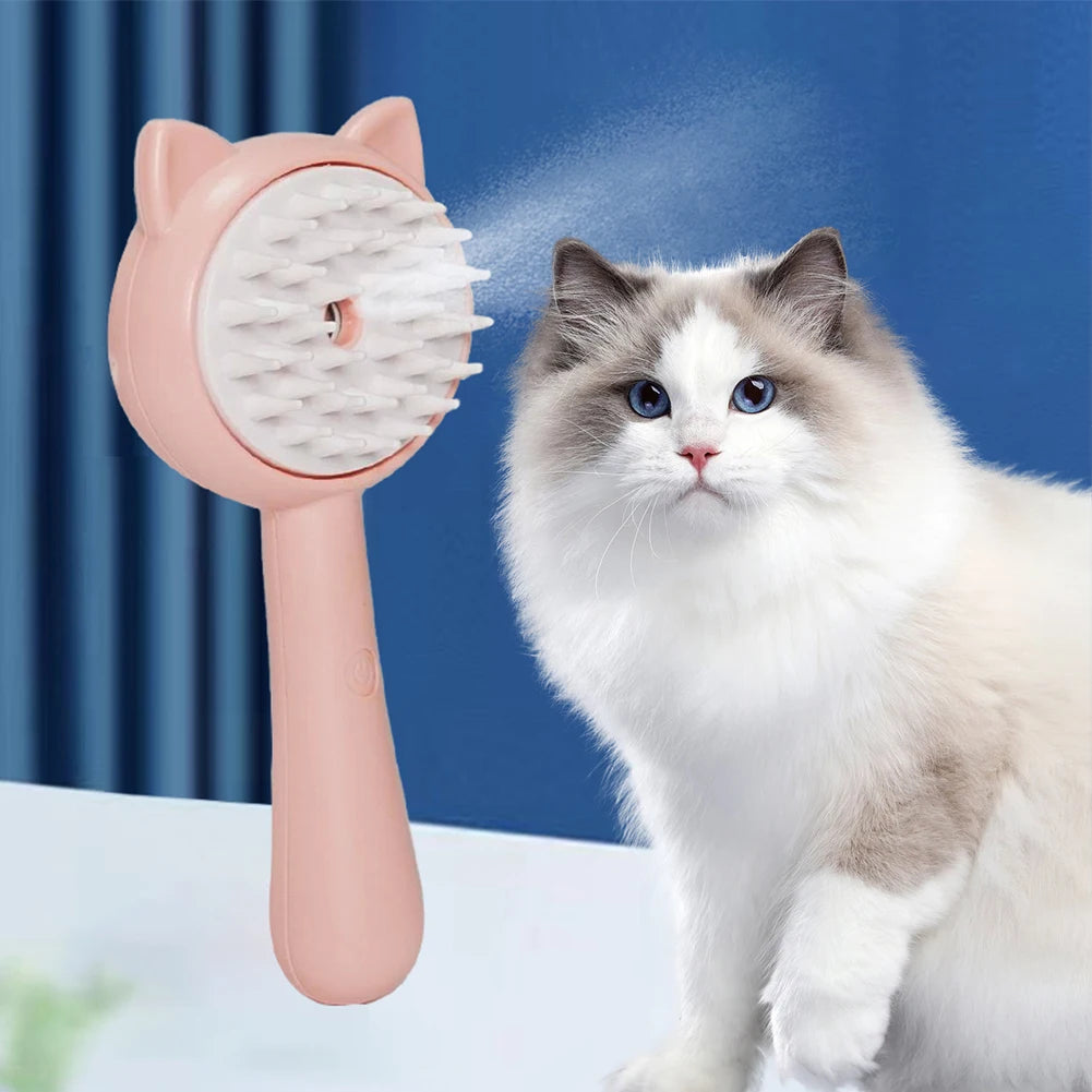 Rechargeable Self-Cleaning Cat and Dog Grooming Brush