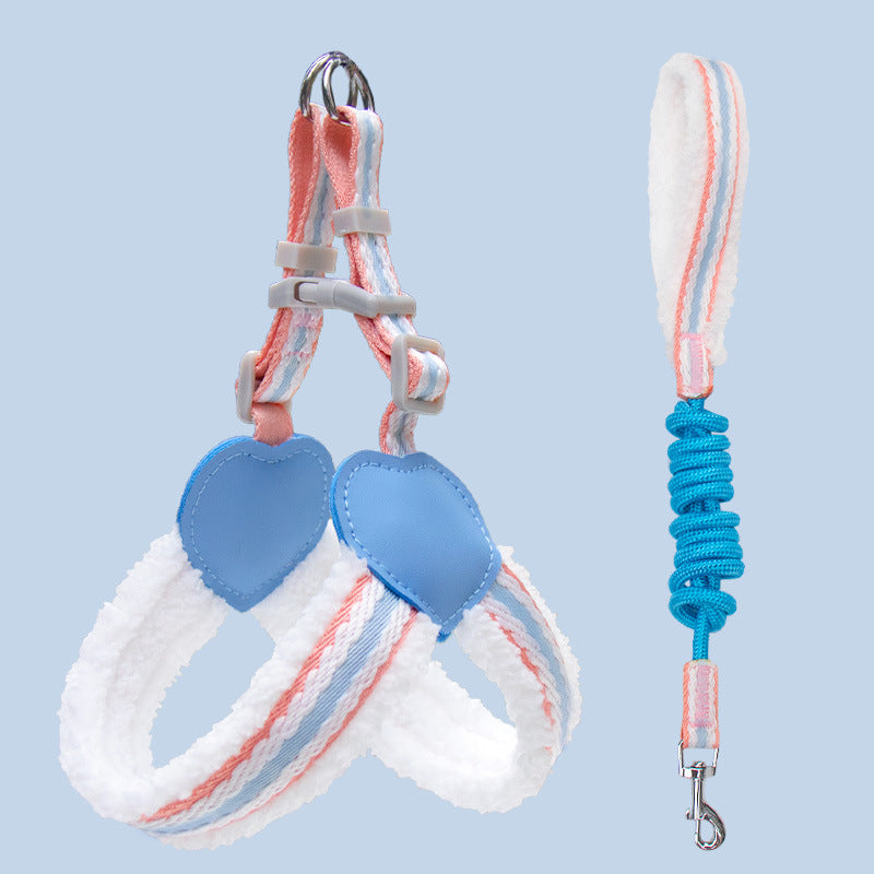 Breathable Summer Dog Vest Leash for Small & Medium Dogs