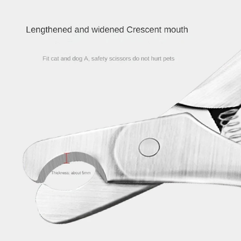 Professional Stainless Steel Pet Nail Clipper for Dogs and Cats