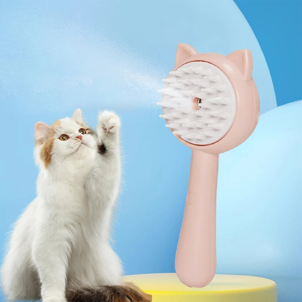 Rechargeable Self-Cleaning Cat and Dog Grooming Brush