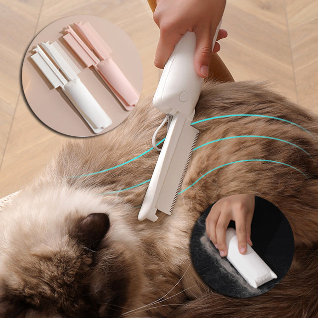 Pet Hair Removal and Grooming Brush for Cats and Dogs