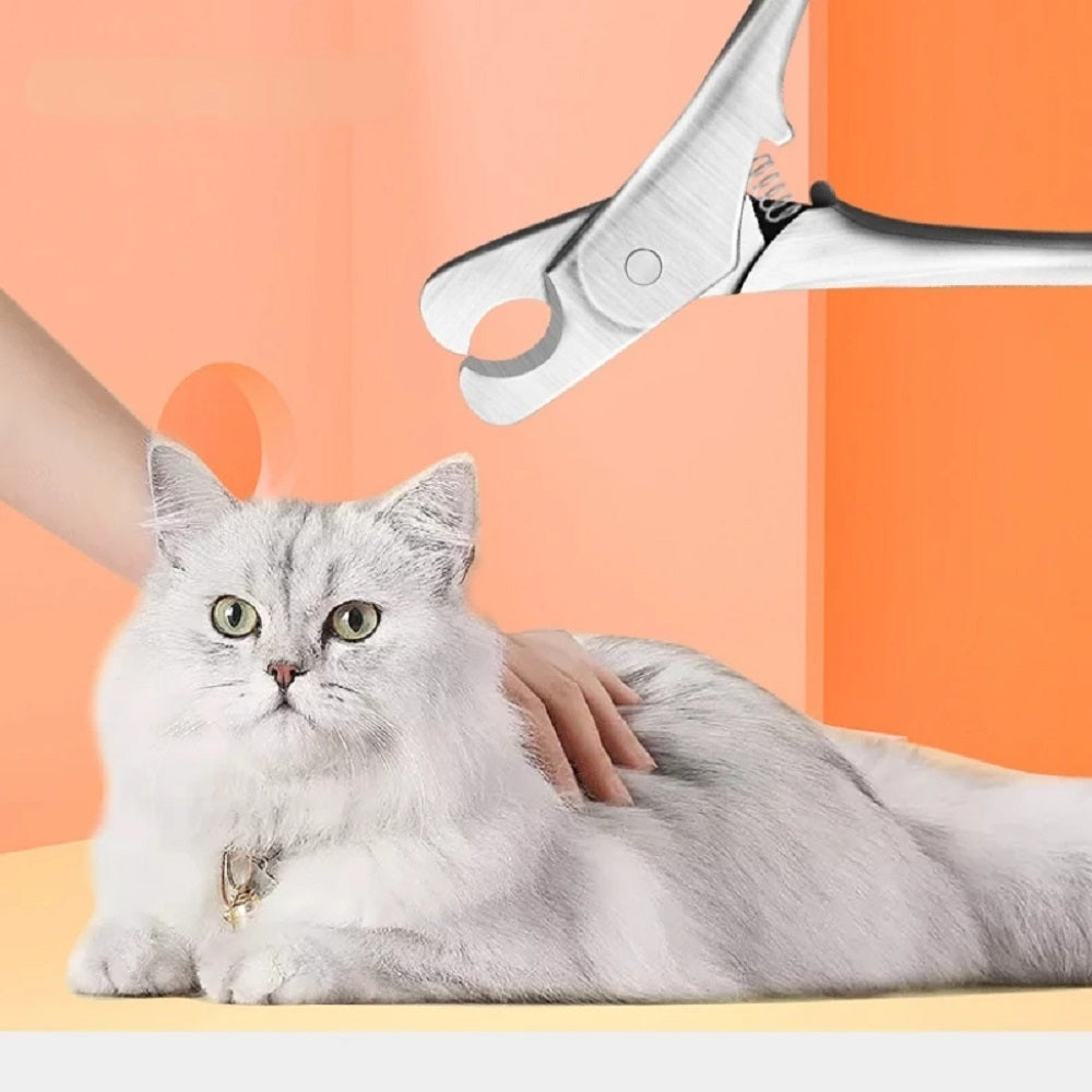 Professional Stainless Steel Pet Nail Clipper for Dogs and Cats