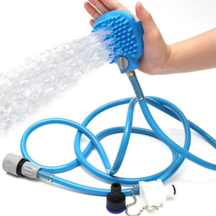 Pet Bathing and Massaging Shower Brush for Dogs
