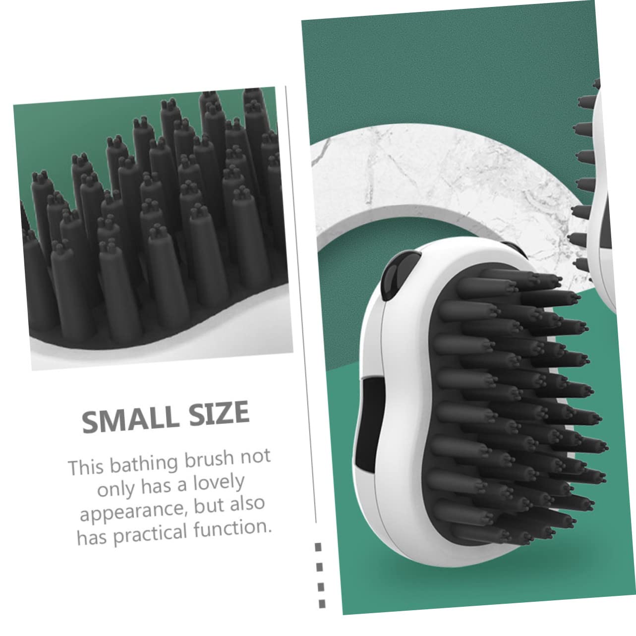 Pet Bathing and Grooming Brush with Hair Removal Glove