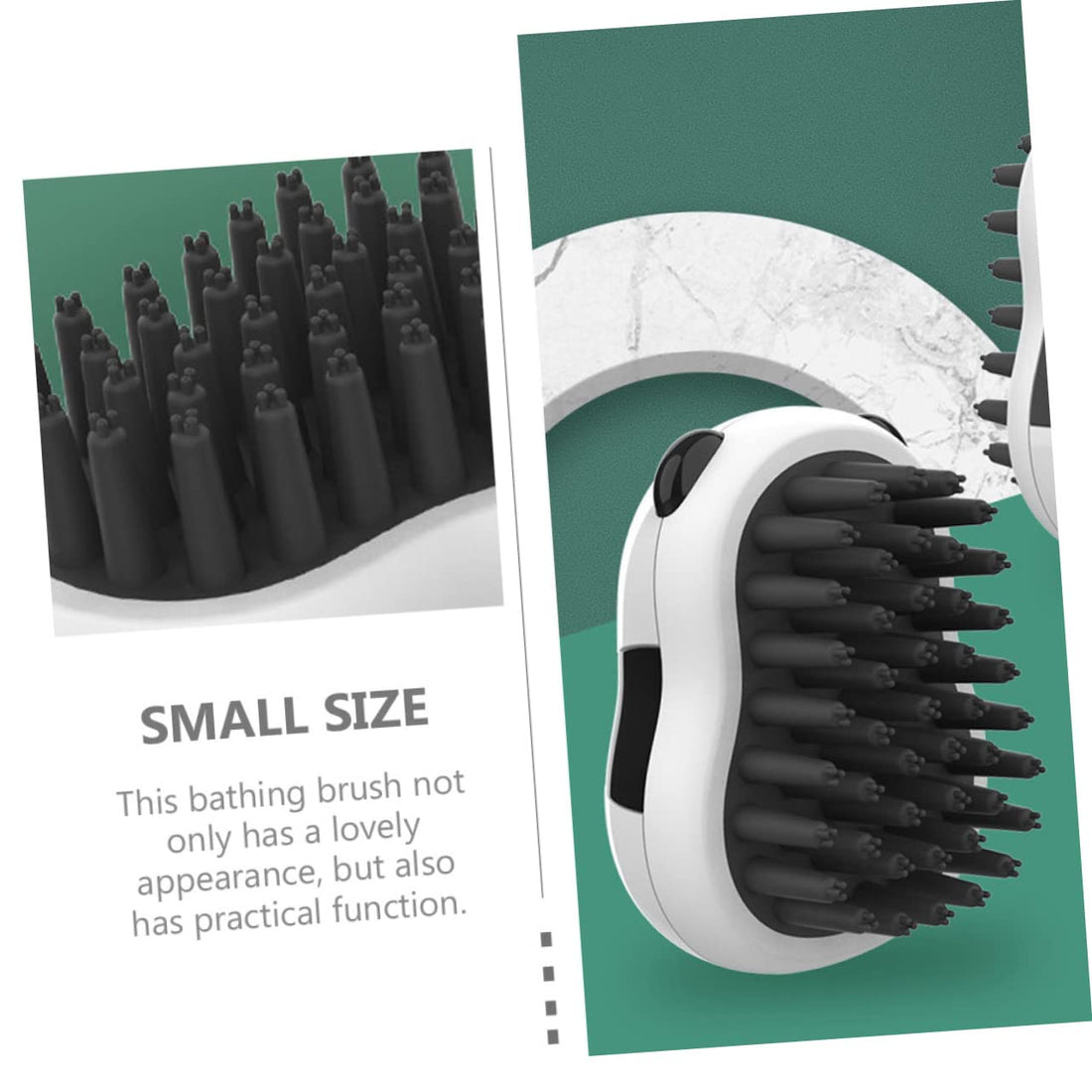 Pet Bathing and Grooming Brush with Hair Removal Glove