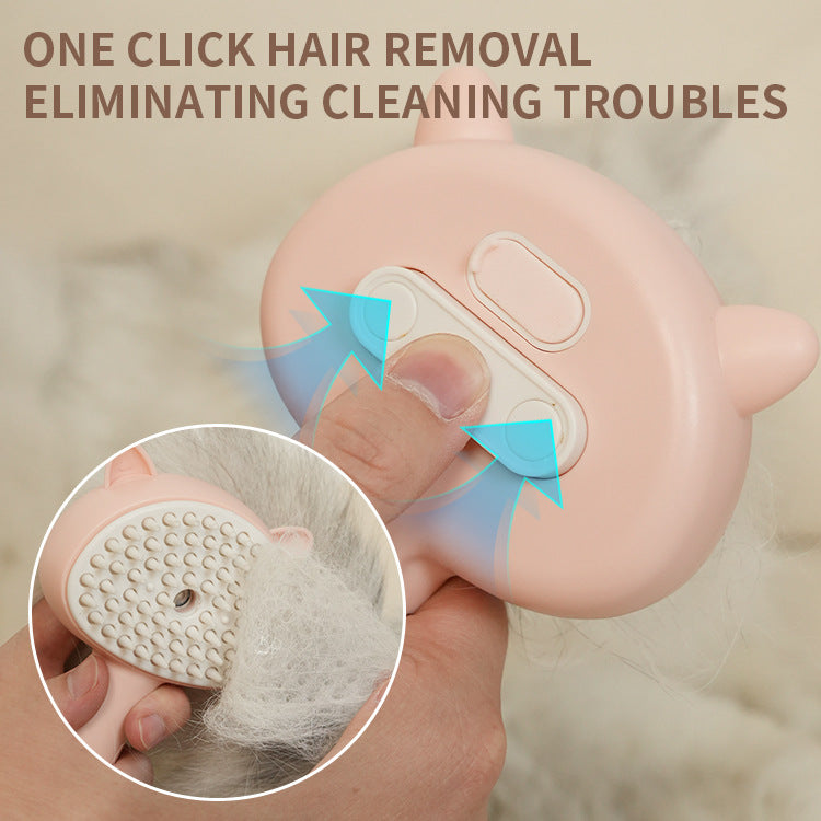 Rechargeable Self-Cleaning Cat and Dog Grooming Brush