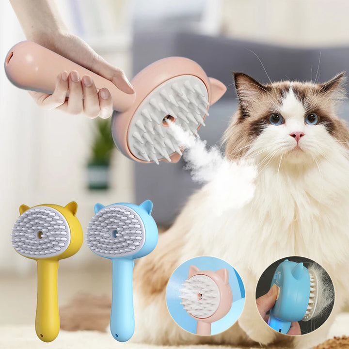 Rechargeable Self-Cleaning Cat and Dog Grooming Brush