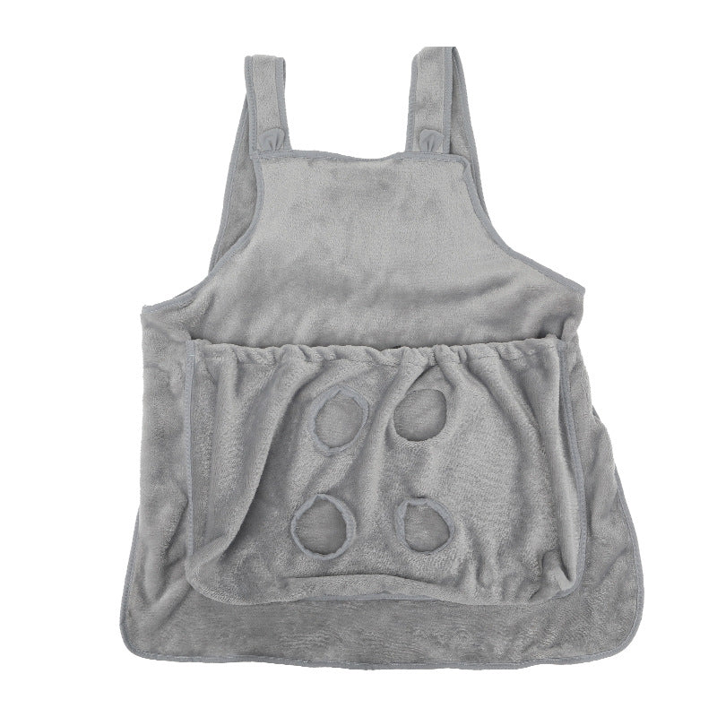 Plush Hanging Pet Carrier Pouch for Cats and Small Dogs