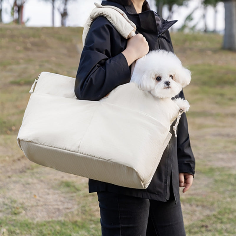 Portable Pet Car Seat Carrier with Adjustable Safety Leash
