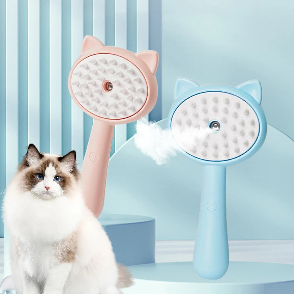 Rechargeable Self-Cleaning Cat and Dog Grooming Brush