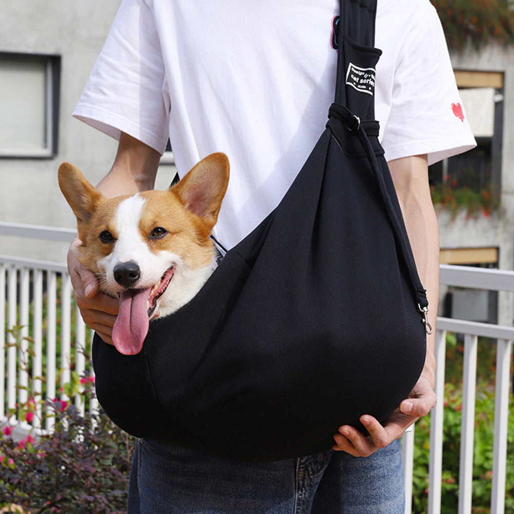 Comfortable Cotton Pet Carrier Shoulder Bag for Dogs and Cats