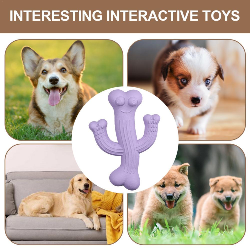 Cactus-Shaped Ultra Durable Interactive Dog Chew Toy