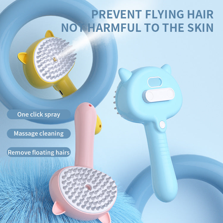 Rechargeable Self-Cleaning Cat and Dog Grooming Brush